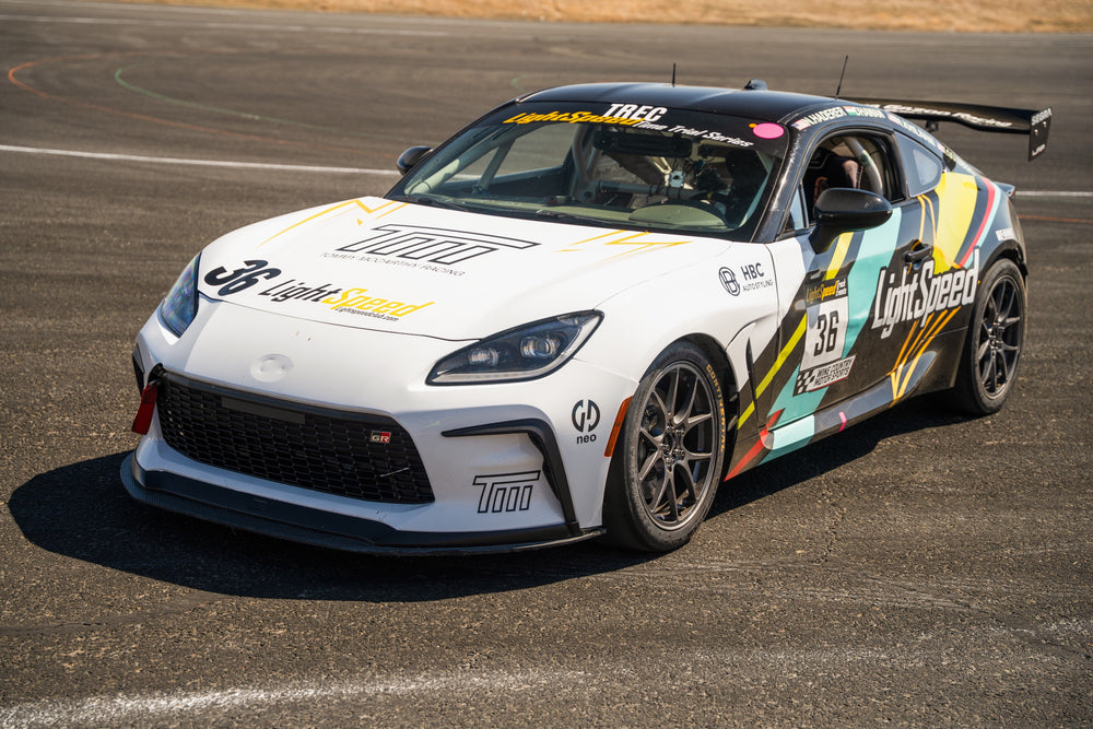 LightSpeed Toyota GR86 Cup car #36 at Thunderhill Raceway